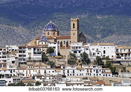 "Church of La Mare de Deu del Consol or Nuestra Senora del Consuelo, Altea, Costa Blanca, Alicante province, Spain, Europe" View Large Photo Image Stock Image - "Church of La Mare de Deu del Consol or Nuestra Senora del Consuelo, Altea, Costa Blanca, Alicante province, Spain, Europe". Fotosearch