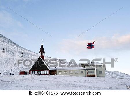 "Church of Longyearbyen, Longyearbyen, Spitsbergen Island, Svalbard Archipelago, Svalbard and Jan Mayen, Norway, Europe" View Large Photo Image Stock Photography - "Church of Longyearbyen, Longyearbyen, Spitsbergen Island, Svalbard Archipelago, Svalbard and Jan Mayen, Norway, Europe". Fotosearch