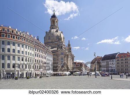 "Church of Our Lady on Neumarkt square, Dresden, Saxony, Germany, Europe" View Large Photo Image Stock Photograph - "Church of Our Lady on Neumarkt square, Dresden, Saxony, Germany, Europe". Fotosearch