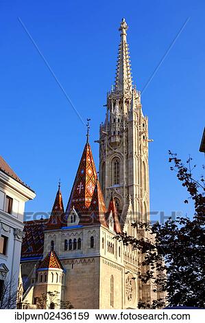 "Church of Our Lady or Matthias Church, Matyas templom, Castle District, Budapest, Hungary, Europe" View Large Photo Image Stock Photo - "Church of Our Lady or Matthias Church, Matyas templom, Castle District, Budapest, Hungary, Europe". Fotosearch