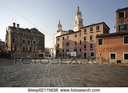 Stock Photo - "Church of S. Angelo Raffaele, Campazzo S. Sebastian, Dorsoduro, Venice, Venezia, Veneto, Italy, Europe". Fotosearch