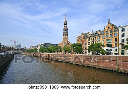 "Church of Saint Catherine, in front the Zollkanal canal, Hamburg, Germany, Europe" View Large Photo Image Stock Image - "Church of Saint Catherine, in front the Zollkanal canal, Hamburg, Germany, Europe". Fotosearch