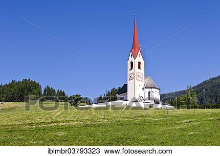 "Church of Saint Nicholas in Winnebach, along the Way of St. James in Alta Pusteria on the border to Austria, Alto Adige, Italy, Europe" View Large Photo Image Stock Image - "Church of Saint Nicholas in Winnebach, along the Way of St. James in Alta Pusteria on the border to Austria, Alto Adige, Italy, Europe". Fotosearch