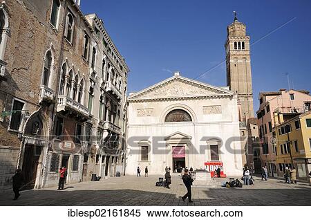"Church of San Maurizio, Santo Stefano steeple, Campo San Maurizio, San Marco, Venice, Veneto, Italy, Europe" View Large Photo Image Stock Photography - "Church of San Maurizio, Santo Stefano steeple, Campo San Maurizio, San Marco, Venice, Veneto, Italy, Europe". Fotosearch