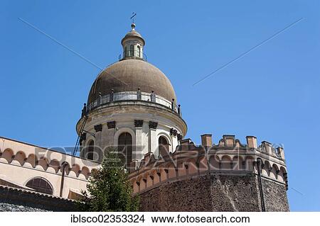 Picture - "Church of San Nicola, Randazzo, province of Catania, Sicily, Italy, Europe". Fotosearch