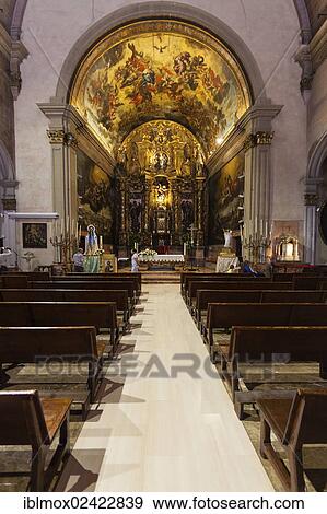 Church of Sant Miquel, Old Town, Palma de Majorca, Majorca, Balearic Islands, Spain, Europe View Large Photo Image Stock Photo - Church of Sant Miquel, Old Town, Palma de Majorca, Majorca, Balearic Islands, Spain, Europe. Fotosearch