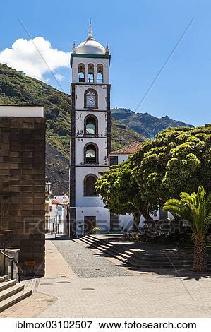"Church of Santa Ana, Garachico, Garachico, Tenerife, Canary Islands, Spain, Europe" View Large Photo Image Stock Photo - "Church of Santa Ana, Garachico, Garachico, Tenerife, Canary Islands, Spain, Europe". Fotosearch