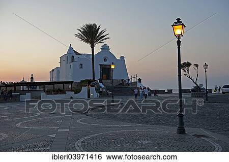 "Church of Santa Maria del Soccorso at dusk, Forio, Ischia, Italy, Europe" View Large Photo Image Stock Photograph - "Church of Santa Maria del Soccorso at dusk, Forio, Ischia, Italy, Europe". Fotosearch