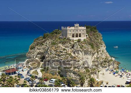 "Church of Santa Maria dell'Isola, Tropea, Calabria, Italy, Europe" View Large Photo Image Stock Photo - "Church of Santa Maria dell'Isola, Tropea, Calabria, Italy, Europe". Fotosearch