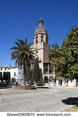 "Church of Santa Maria la Mayor, Plaza Duquesa de Parcent, orange tree, historic centre, Ronda, Province of Malaga, Andalusia, Spain, Europe" View Large Photo Image Stock Image - "Church of Santa Maria la Mayor, Plaza Duquesa de Parcent, orange tree, historic centre, Ronda, Province of Malaga, Andalusia, Spain, Europe". Fotosearch