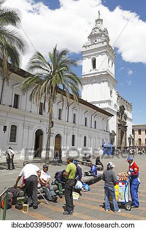 "Church of Santo Domingo on the Plaza Santo Domingo, Quito, Pichincha Province, Ecuador, South America" View Large Photo Image Stock Photo - "Church of Santo Domingo on the Plaza Santo Domingo, Quito, Pichincha Province, Ecuador, South America". Fotosearch