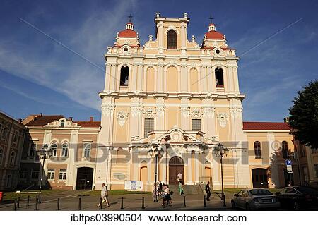 "Church of St. Casimir, historic centre, Vilnius County, Lithuania, Europe" View Large Photo Image Picture - "Church of St. Casimir, historic centre, Vilnius County, Lithuania, Europe". Fotosearch