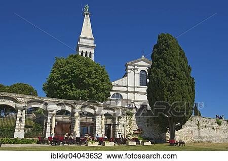 Stock Image - "Church of St. Euphemia, Rovinj, Istria, Croatia, Europe". Fotosearch