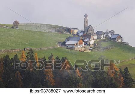 "Church of St. Nicholas in Mittelberg at Renon, Bolzano, South Tyrol, Italy, Europe" View Large Photo Image Stock Photo - "Church of St. Nicholas in Mittelberg at Renon, Bolzano, South Tyrol, Italy, Europe". Fotosearch