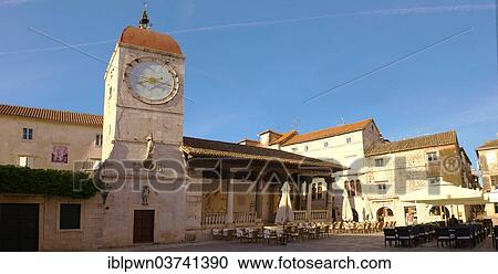 "Church of St Sebastian bell tower and loggia, Trogir, Croatia, Europe" View Large Photo Image Stock Image - "Church of St Sebastian bell tower and loggia, Trogir, Croatia, Europe". Fotosearch