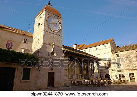 "Church of St Sebastian with bell tower, Trogir, Croatia, Europe" View Large Photo Image Stock Image - "Church of St Sebastian with bell tower, Trogir, Croatia, Europe". Fotosearch