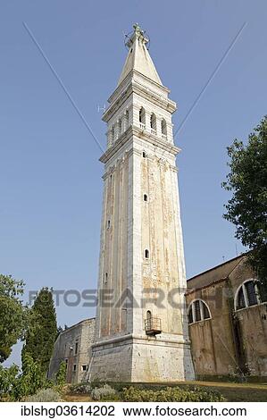 Stock Image - "Church of Sveta Eufemija, St. Euphemia, Rovinj, Istria, Croatia, Europe". Fotosearch