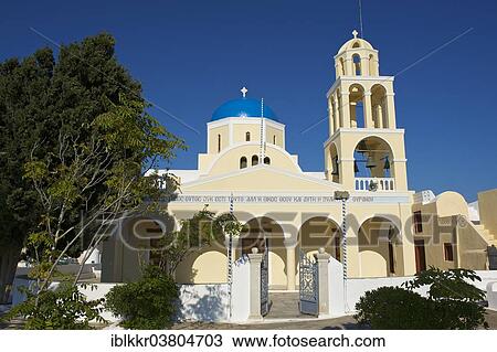 "Church, Oia, Santorini, Cyclades, Greece, Europe" View Large Photo Image Stock Image - "Church, Oia, Santorini, Cyclades, Greece, Europe". Fotosearch