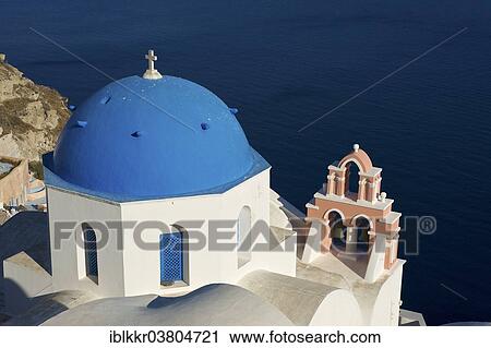 "Church, Oia, Santorini, Cyclades, Greece, Europe" View Large Photo Image Stock Image - "Church, Oia, Santorini, Cyclades, Greece, Europe". Fotosearch