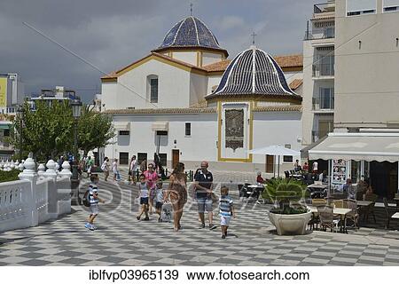 "Church Parroquia de San Jaime in Placa de Castelar square, Benidorm, Costa Blanca, Spain, Europe" View Large Photo Image Stock Photo - "Church Parroquia de San Jaime in Placa de Castelar square, Benidorm, Costa Blanca, Spain, Europe". Fotosearch
