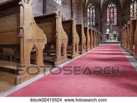 Church pews, Church of Sts. Peter and Paul, Benedictine monastery of Hirsau Abbey, Calw, Northern Black Forest, Baden-Wuerttemberg, Germany, Europe View Large Photo Image Picture - Church pews, Church of Sts. Peter and Paul, Benedictine monastery of Hirsau Abbey, Calw, Northern Black Forest, Baden-Wuerttemberg, Germany, Europe. Fotosearch