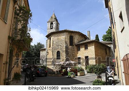 Church, Tourrette-sur-Loup, historic town centre, France, Europe View Large Photo Image Stock Photo - Church, Tourrette-sur-Loup, historic town centre, France, Europe. Fotosearch