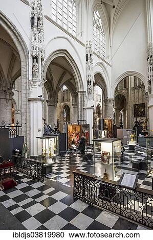 "Church treasure in an aisle of the Cathedral of St Michael, Brussels, Belgium, Europe" View Large Photo Image Stock Image - "Church treasure in an aisle of the Cathedral of St Michael, Brussels, Belgium, Europe". Fotosearch