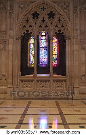 "Church window in the aisle, Washington National Cathedral or Cathedral Church of Saint Peter and Saint Paul in the city and Diocese of Washington, Washington DC, District of Columbia, United States, North America" View Large Photo Image Stock Photo - "Church window in the aisle, Washington National Cathedral or Cathedral Church of Saint Peter and Saint Paul in the city and Diocese of Washington, Washington DC, District of Columbia, United States, North America". Fotosearch