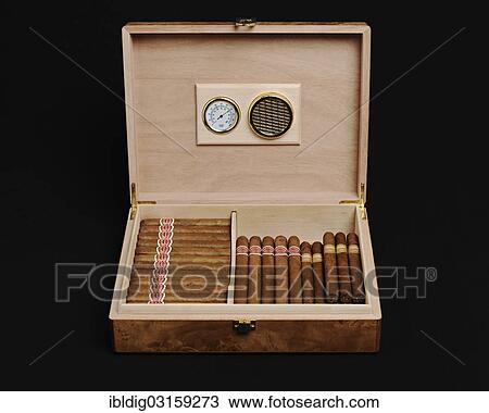 Cigar humidor View Large Photo Image Stock Image - Cigar humidor. Fotosearch