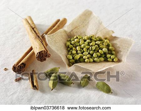 "Cinnamon sticks, cardamom and coriander seeds" View Large Photo Image Stock Photo - "Cinnamon sticks, cardamom and coriander seeds". Fotosearch