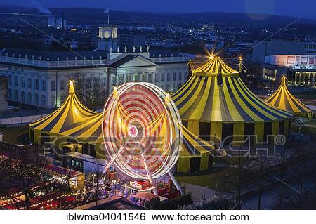 "Circus Flic Flac at Friedrichplatz square, blue hour, dusk, Kassel, Hesse, Germany, Europe" View Large Photo Image Stock Photograph - "Circus Flic Flac at Friedrichplatz square, blue hour, dusk, Kassel, Hesse, Germany, Europe". Fotosearch
