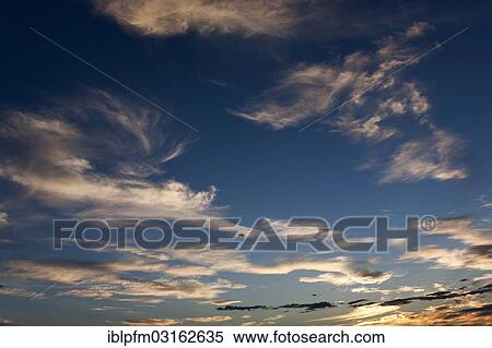 "Cirrus sunset sky, Western Australia" View Large Photo Image Stock Photography - "Cirrus sunset sky, Western Australia". Fotosearch