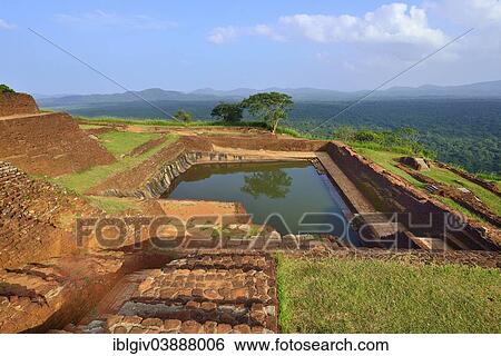 "Cistern in the ruins of the fortress on the Lion Rock, Sigiriya, UNESCO World Heritage Site, Sigiriya, Central Province, Sri Lanka, Asia" View Large Photo Image Stock Photograph - "Cistern in the ruins of the fortress on the Lion Rock, Sigiriya, UNESCO World Heritage Site, Sigiriya, Central Province, Sri Lanka, Asia". Fotosearch