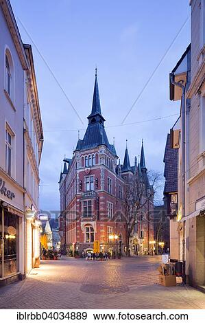 Stock Photo - "City Hall, 1888, Oldenburg, Lower Saxony, Germany, Europe". Fotosearch