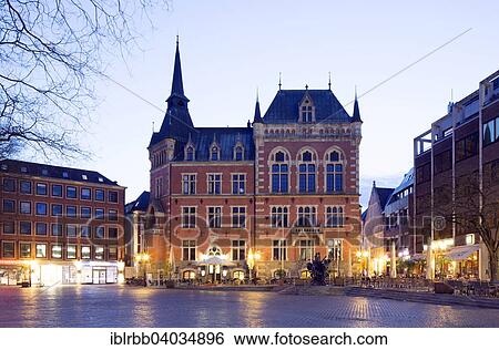 Stock Photograph - "City Hall, 1888, Oldenburg, Lower Saxony, Germany, Europe". Fotosearch