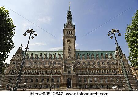 "City Hall, Hamburg, Germany, Europe" View Large Photo Image Stock Image - "City Hall, Hamburg, Germany, Europe". Fotosearch