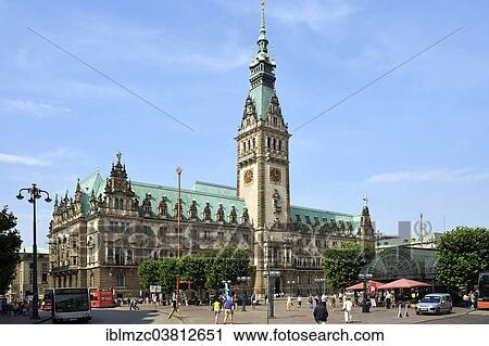 "City Hall, Hamburg, Germany, Europe" View Large Photo Image Stock Image - "City Hall, Hamburg, Germany, Europe". Fotosearch