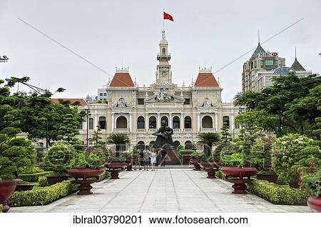 "City Hall, Ho Chi Minh City, Vietnam, Asia" View Large Photo Image Stock Image - "City Hall, Ho Chi Minh City, Vietnam, Asia". Fotosearch
