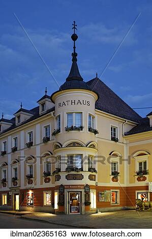 "City Hall in Windischgarsten, Pyhrn-Priel region, also known as Pyhrn-Eisenwurzen, Traunviertel district, Upper Austria, Austria, Europe" View Large Photo Image Stock Image - "City Hall in Windischgarsten, Pyhrn-Priel region, also known as Pyhrn-Eisenwurzen, Traunviertel district, Upper Austria, Austria, Europe". Fotosearch