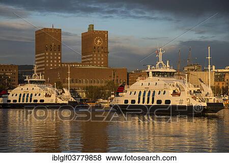 "City hall, Oslo, Norway, Europe" View Large Photo Image Stock Photo - "City hall, Oslo, Norway, Europe". Fotosearch