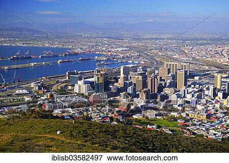 "City of Cape Town as seen from Signal Hill, Cape Town, Western Cape, South Africa, Africa" View Large Photo Image Stock Photo - "City of Cape Town as seen from Signal Hill, Cape Town, Western Cape, South Africa, Africa". Fotosearch