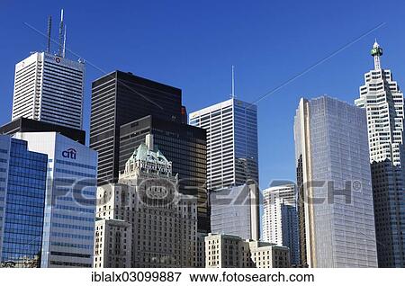 City Of Toronto Downtown Skyline Toronto Ontario Province