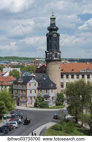 "City Palace, Bastille with tower, Weimar, Thuringia, Germany, Europe" View Large Photo Image Stock Image - "City Palace, Bastille with tower, Weimar, Thuringia, Germany, Europe". Fotosearch