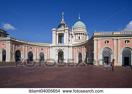 "City Palace, seat of the Brandenburg state parliament, behind St. Nicholas' Church, Am Alten Markt, Potsdam, Brandenburg, Germany, Europe" View Large Photo Image Picture - "City Palace, seat of the Brandenburg state parliament, behind St. Nicholas' Church, Am Alten Markt, Potsdam, Brandenburg, Germany, Europe". Fotosearch