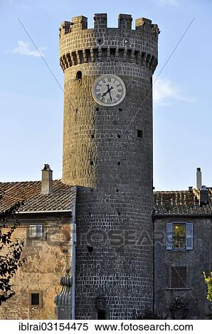 "City tower, gate tower of the historic town centre, Bagnaia, Lazio, Italy, Europe" View Large Photo Image Stock Photography - "City tower, gate tower of the historic town centre, Bagnaia, Lazio, Italy, Europe". Fotosearch