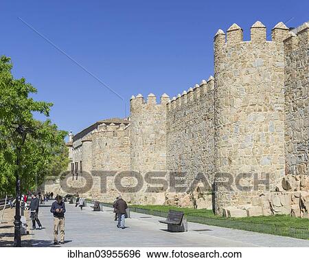 "City wall, Avila, Castile and Leon, Spain, Europe" View Large Photo Image Stock Photograph - "City wall, Avila, Castile and Leon, Spain, Europe". Fotosearch