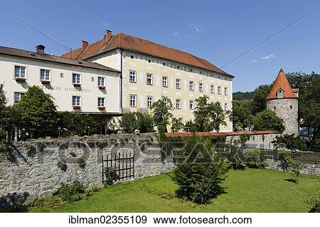 "City wall with Dechanthofturm tower, Freistadt, Muehlviertel region, Upper Austria, Austria, Europe, PublicGround, Europe" View Large Photo Image Stock Photo - "City wall with Dechanthofturm tower, Freistadt, Muehlviertel region, Upper Austria, Austria, Europe, PublicGround, Europe". Fotosearch