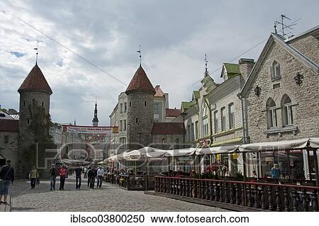"City walls and Viru Gate, historic town centre, Tallinn, Estonia, Baltic States, Europe" View Large Photo Image Stock Image - "City walls and Viru Gate, historic town centre, Tallinn, Estonia, Baltic States, Europe". Fotosearch