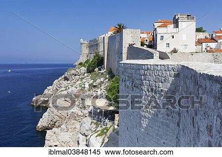 "City walls, Dubrovnik, Dalmatia, Croatia, Europe" View Large Photo Image Stock Photography - "City walls, Dubrovnik, Dalmatia, Croatia, Europe". Fotosearch