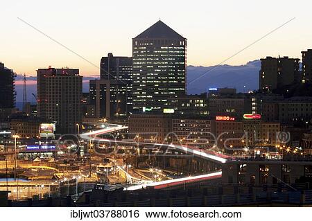 "Cityscape at dusk, Genoa, Liguria, Italy, Europe" View Large Photo Image Stock Photograph - "Cityscape at dusk, Genoa, Liguria, Italy, Europe". Fotosearch